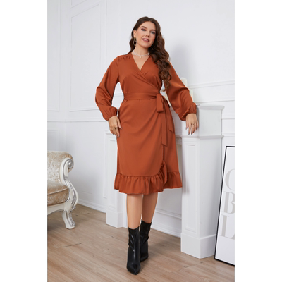 XL-4XL women dresses plus size falbala ladies skirt大码女裙
