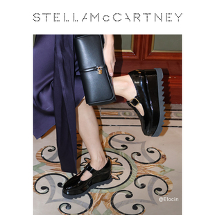 [天猫惊喜盒]ELYSE Stella McCartney2025秋冬新品T字玛丽珍鞋