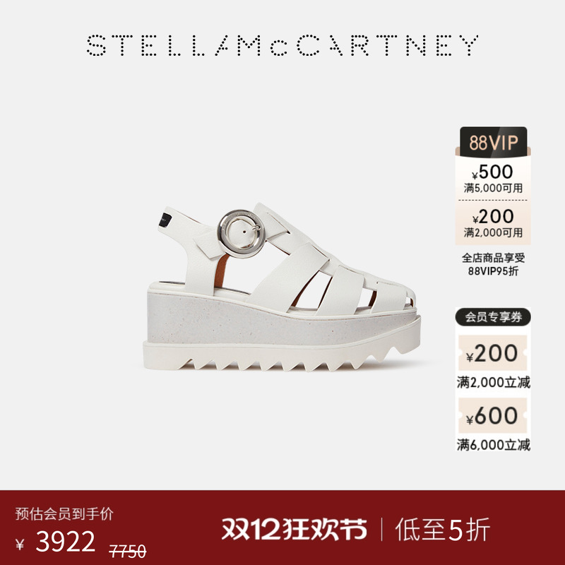 StellaMcCartneyT字笼式厚底鞋