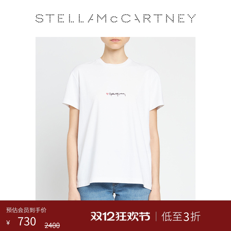 StellaMcCartney圆领徽标T恤