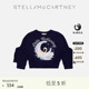 McCartney童装 儿童Stella 蓝色图案刺绣设计卫衣 低至5折