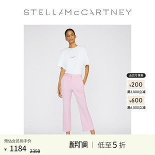 McCartney字母印花圆领休闲宽松白色短袖 Stella T恤 低至5折