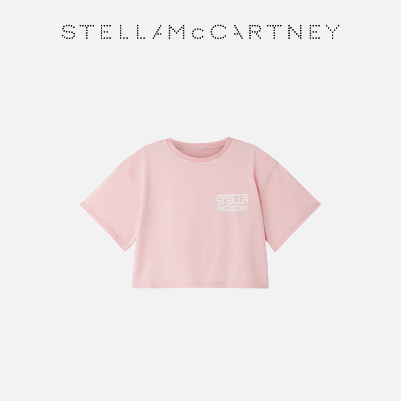 StellaMcCartneylogo印花短T恤图片