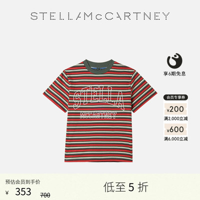 StellaMcCartney字母印花T恤