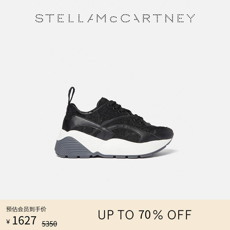 撞色鞋跟休闲鞋女士系带厚底运动鞋