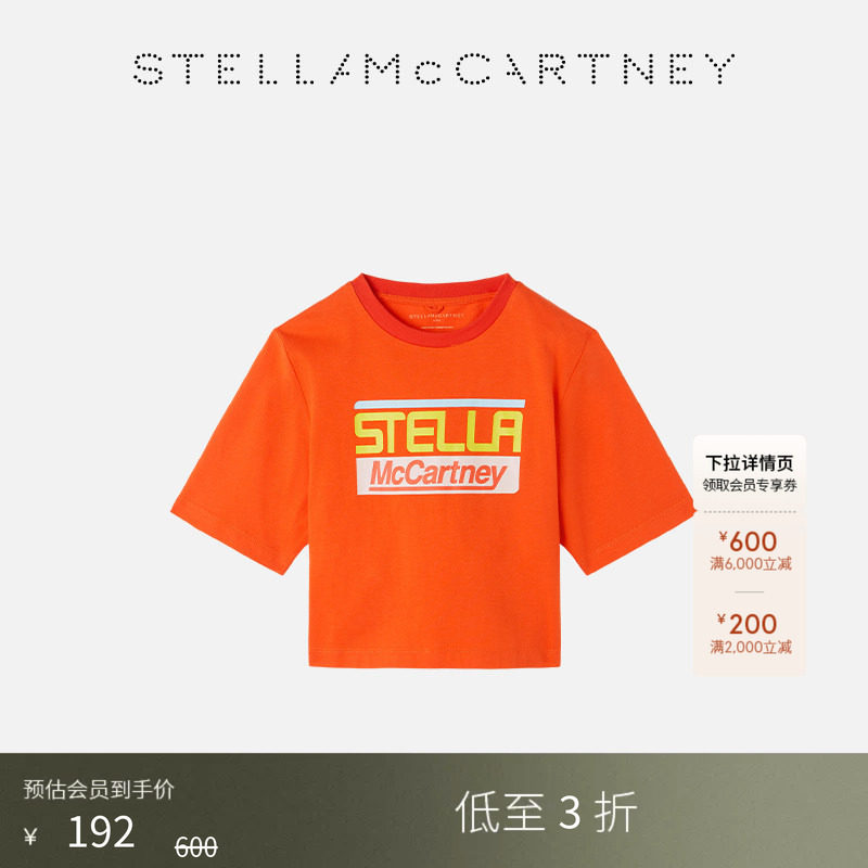 StellaMcCartneylogo印花短T恤图片
