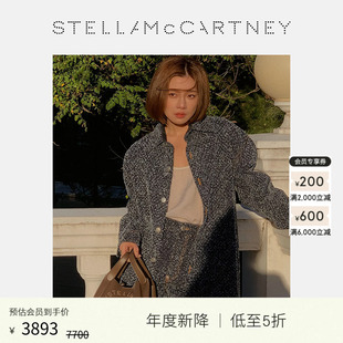 McCartney秋季 Stella LOGO 棕色徽标顶部斜挎肩背包 低至5折