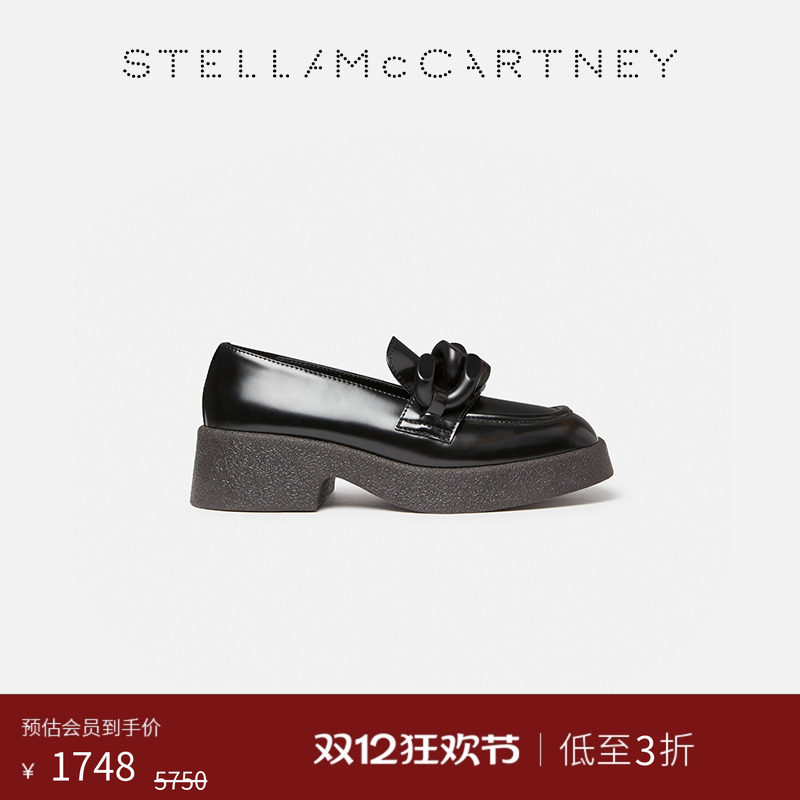 StellaMcCartney漆面厚底乐福鞋