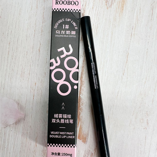 ROOBOO绒雾描绘双头唇线笔勾勒嘟嘟唇哑光口红笔防水持久顺滑显色