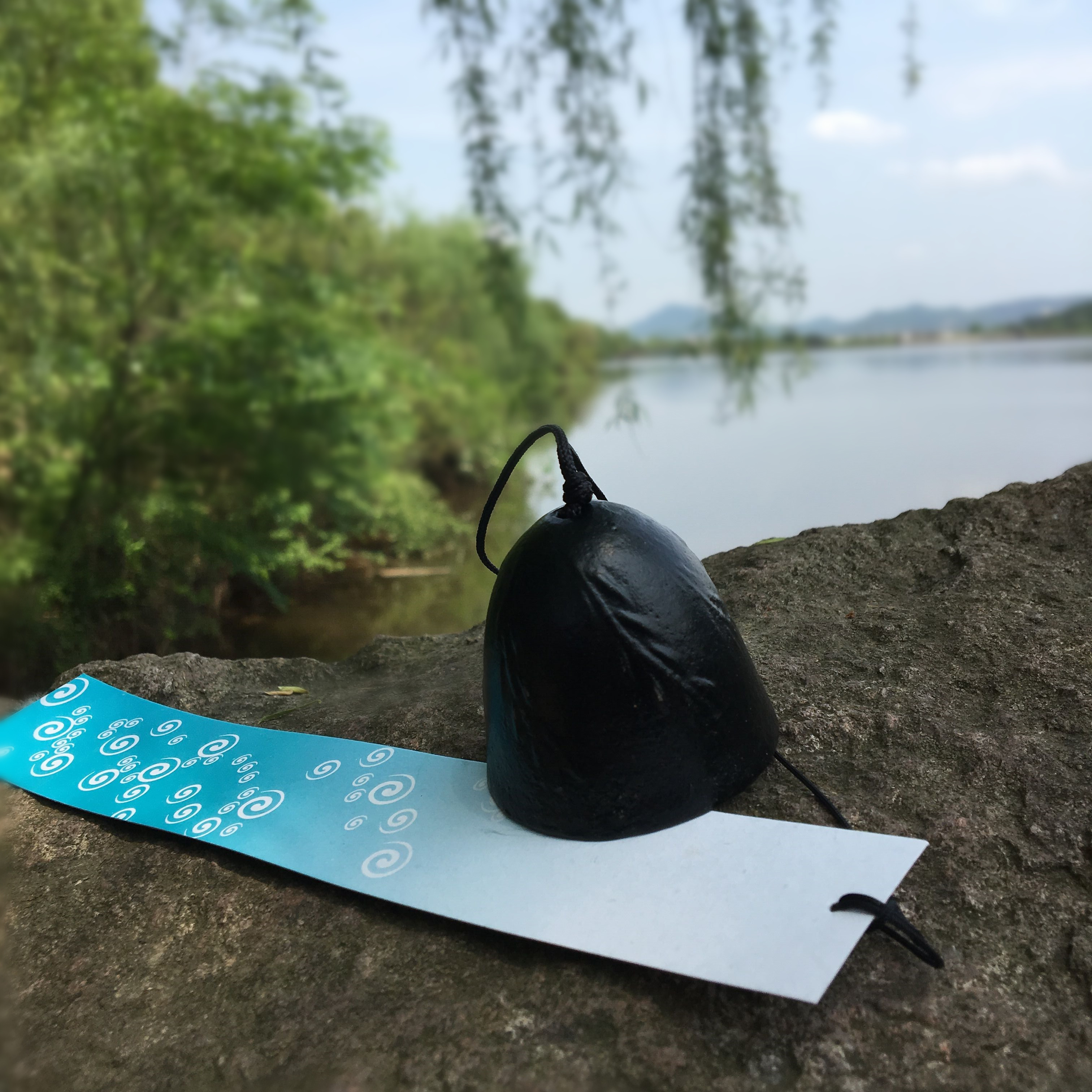 包邮岩手南铸铁日式风铃挂饰柳燕复古日本和风寺庙铃铛生日礼物