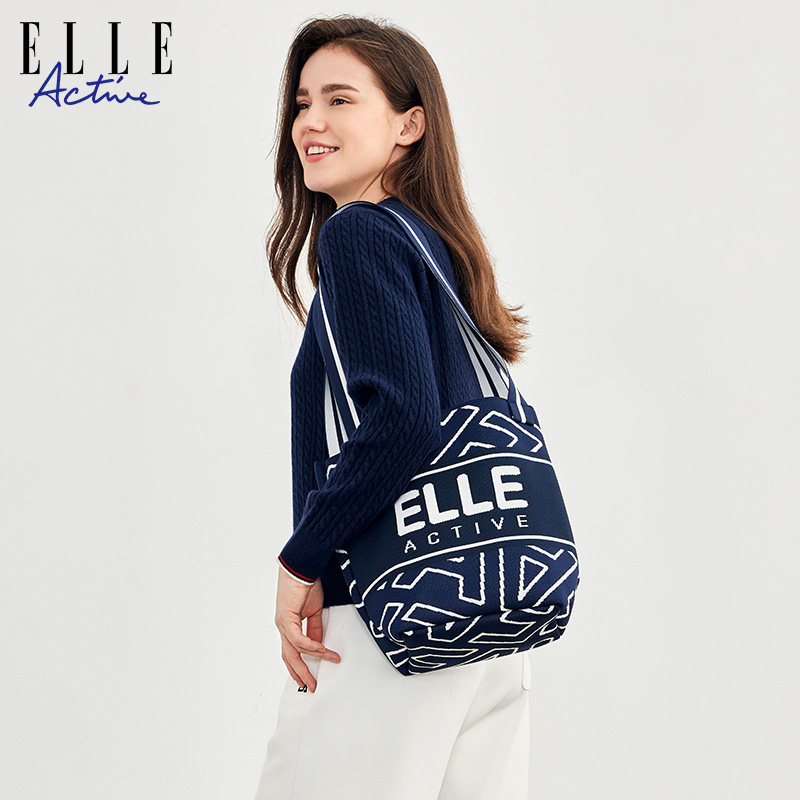 【超能小太阳严选】ELLE Active时尚百搭肩包大容量设计感托特包