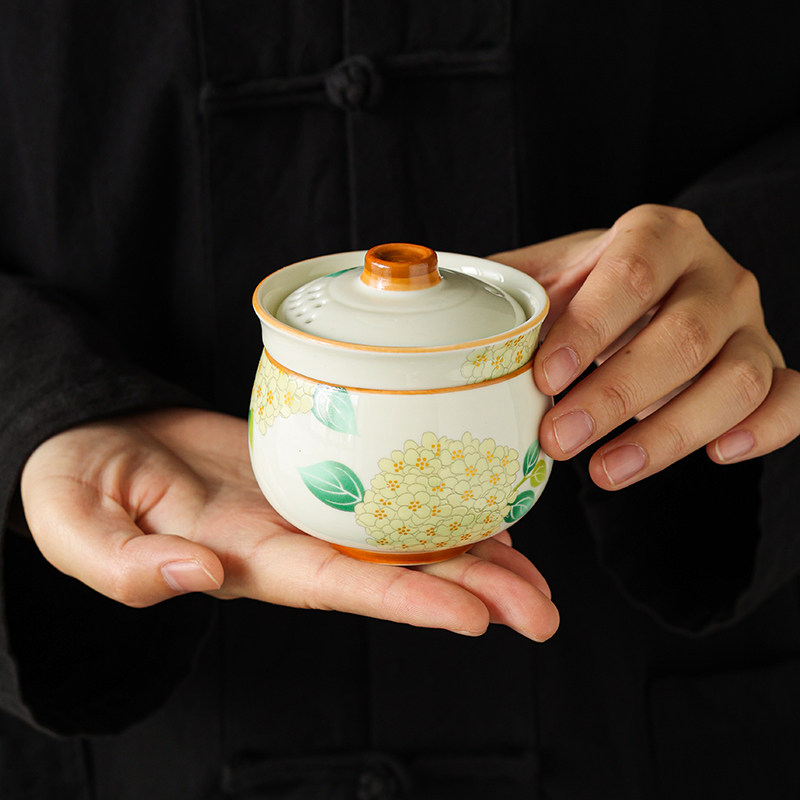 绣球花旅行茶具套装户外旅游单人便携式快客杯女士外出一人饮茶具,餐饮具,旅行茶具,淘宝优惠券,粉丝福利购,淘宝优惠卷