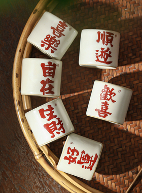 汝窑扳指盖置紫砂壶盖托盖碗茶功夫茶具配件陶瓷手写定制壶盖托垫