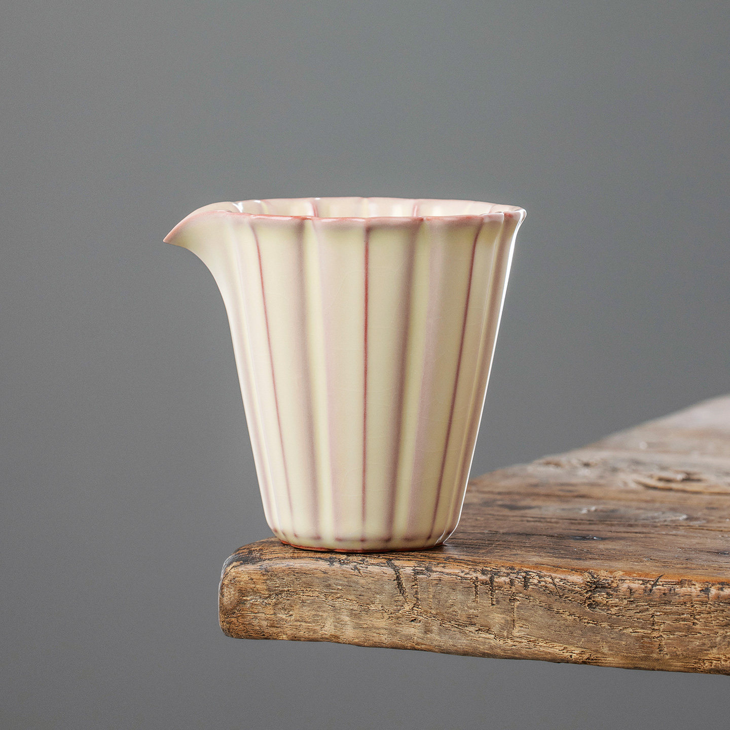 米黄汝窑莲韵公道杯家用匀茶茶道配件陶瓷公杯大号茶海定制分茶器,餐饮具,公道杯,淘宝优惠券,粉丝福利购,淘宝优惠卷