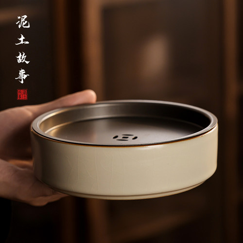 中式干泡台养壶茶承壶托