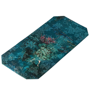 祥隆长方防水茶席茶巾布干泡台高档桌垫中式茶席杯垫耐热茶具配件