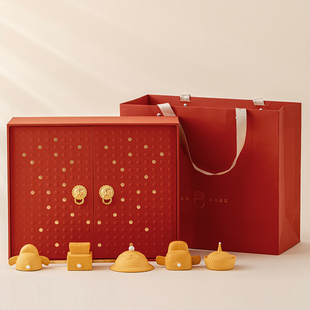 故宫文创紫砂唐宋元明清官帽陶瓷摆件送老师长辈生日礼物伴手礼品