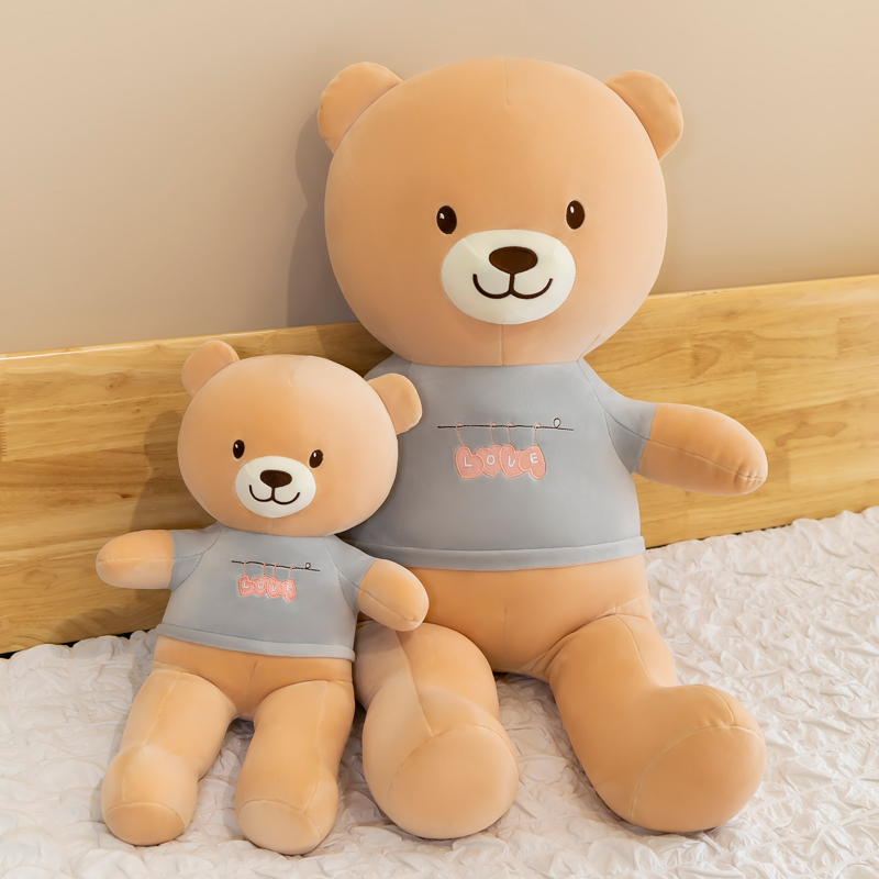love大熊公仔毛绒玩具布娃娃玩偶送女友情人节礼物抱枕床上超软萌