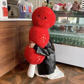 红色冰糖葫芦毛绒玩具公仔布娃娃玩偶睡觉少女心抱枕生日礼物女生