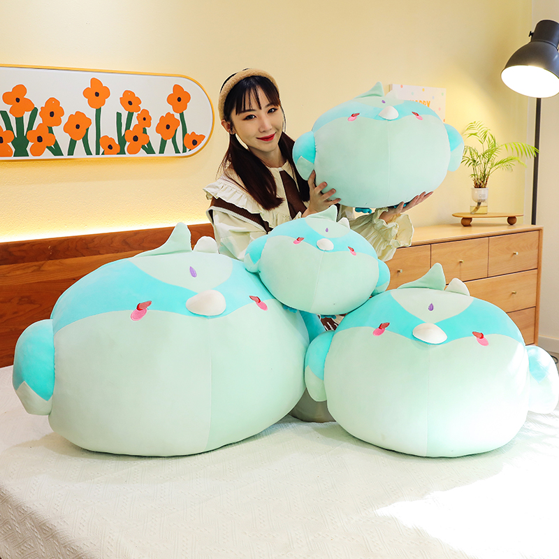 可爱绿色小鸟布娃女孩客