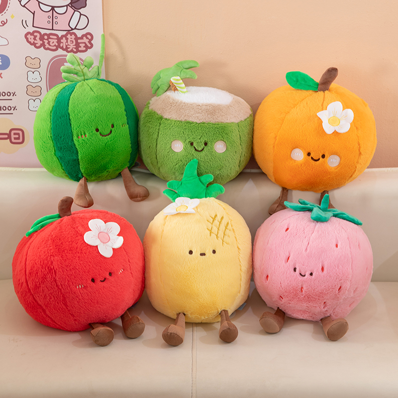 水果抱枕公仔毛绒玩具创意可爱