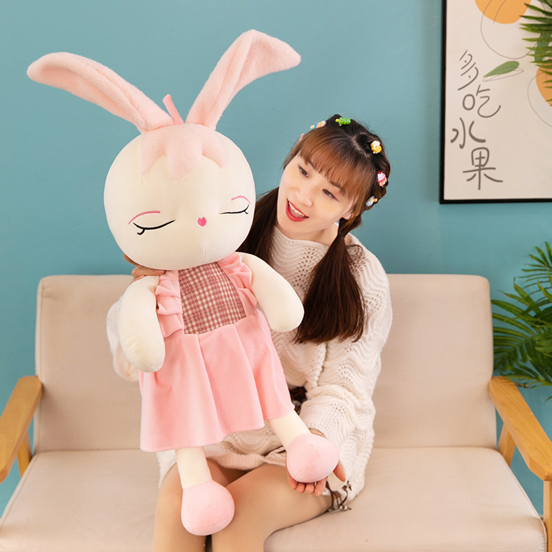 梦游仙境美人兔眯眼兔兔子玩偶周边公仔毛绒玩具送女生日礼物抱枕