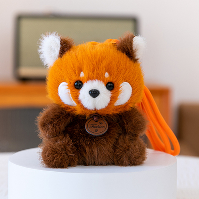 可爱小熊猫动物公仔水豚鸭子挂件