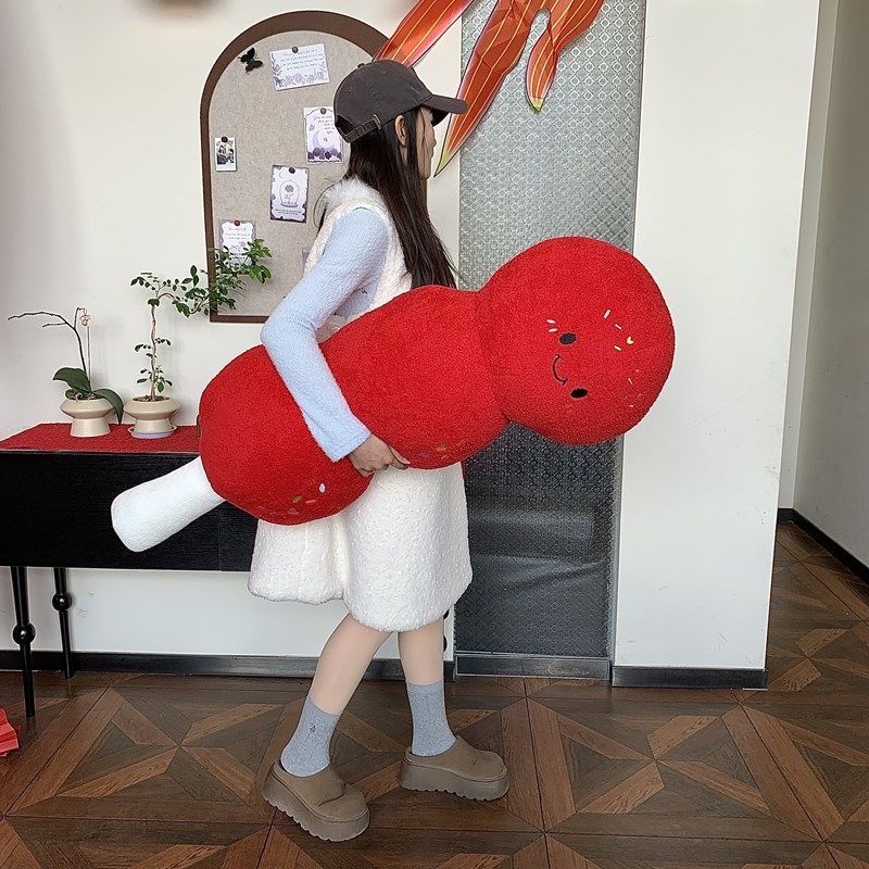 可爱糖葫芦玩偶抱枕毛绒玩具公仔沙发床头靠垫布娃娃摆件女孩礼物,玩具/童车/益智/积木/模型,毛绒/玩偶/公仔/布艺类玩具,淘宝优惠券,粉丝福利购,淘宝优惠卷