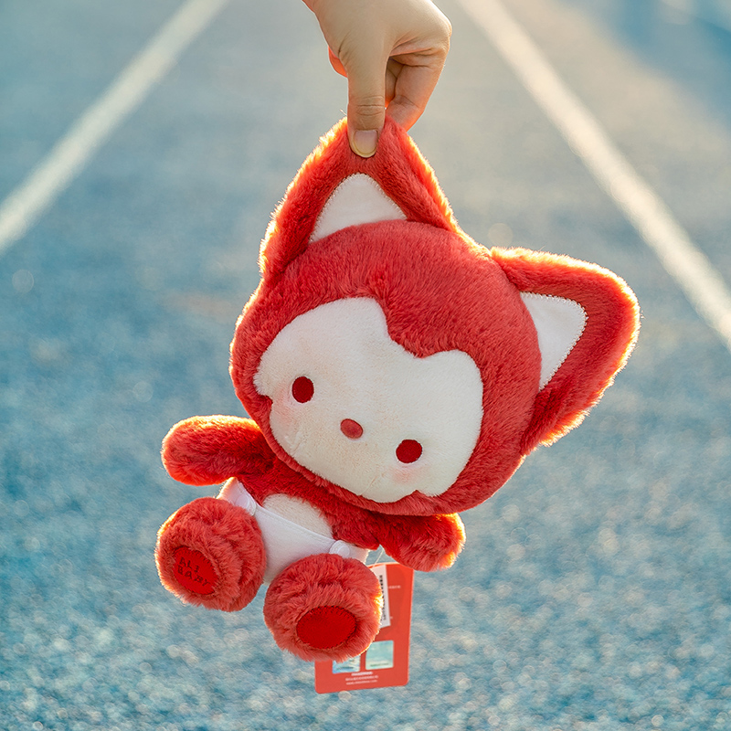 山莫新款豆沙阿狸公仔可爱女孩玩