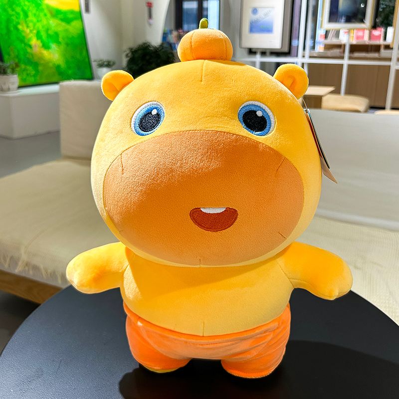 正版水豚噜噜大号玩偶公仔