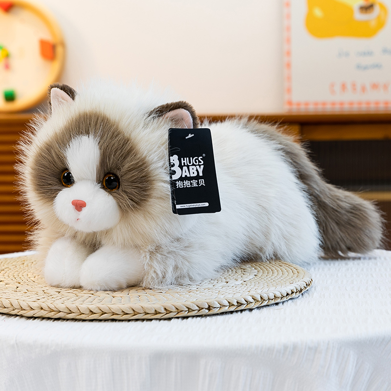 正版HUGSBABY可爱猫咪毛绒玩具