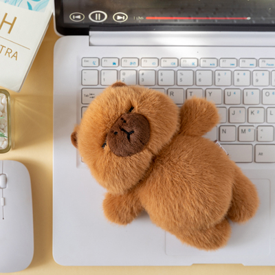 新款可爱卡皮巴拉水豚玩偶