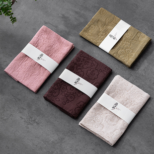 儒笙茶巾吸水茶布中式茶具配件养壶毛巾垫茶垫布茶席垫子专业布垫