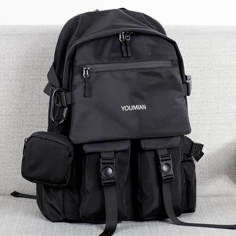 大容量初中生书包男轻便减负时尚高中双肩包男防水旅行电脑包潮牌,箱包皮具/热销女包/男包,双肩背包,淘宝优惠券,粉丝福利购,淘宝优惠卷