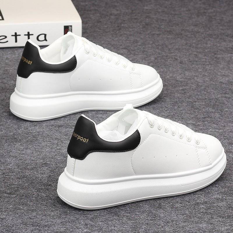 欧洲站潮牌男鞋2024新款厚底内增高小白鞋休闲百搭情侣运动板鞋女