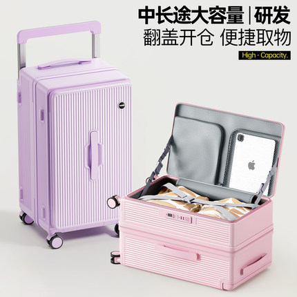 行李箱大容量女28寸30超大32寸出国2025新款侧开宽拉杆旅行密码箱