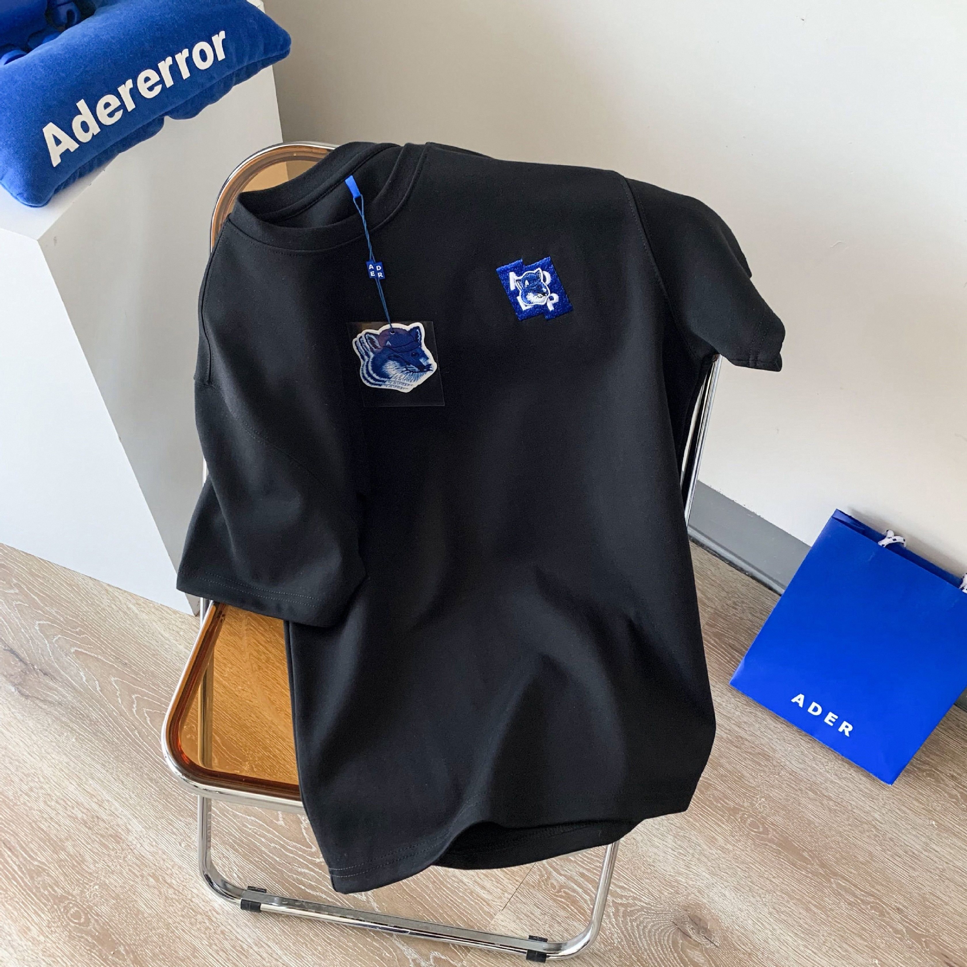 刺绣纯棉短袖上衣美式夏季新款宽松百搭简约短袖男女情侣日系T恤,男装,大码上装,淘宝优惠券,粉丝福利购,淘宝优惠卷