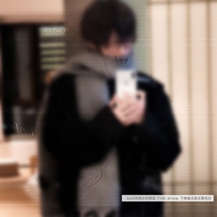 「浮雕水印」真人Ai漫截头像 满屏风格浮雕英文水印 背景通用版