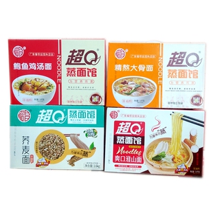 超Q爽口淮山面荞麦面鲍鱼鸡汤面精熬大骨面方便面整箱非油炸面条