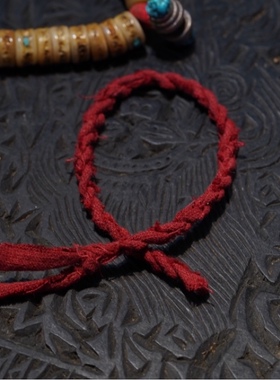LAM手作 喜绳 喇叭红 手绳 本命红绳