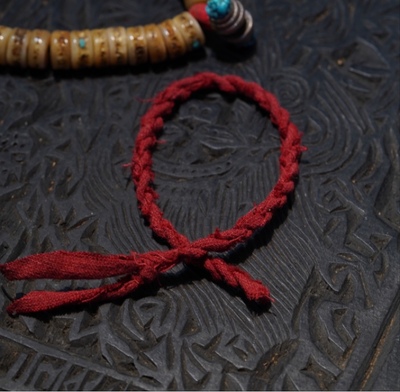 LAM手作 喜绳 喇叭红 手绳 本命红绳