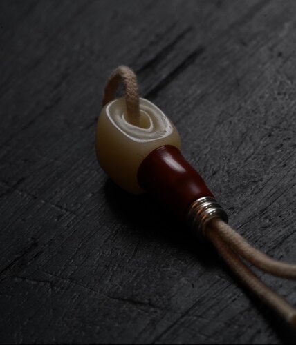 文玩配饰三通佛头藏式