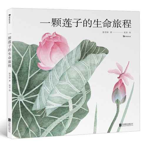 一颗莲子的生命旅程 白乌鸦奖文津图书奖国画传统文化自然科普绘本5-10岁儿童自然植物绘本百科 国画绘出莲的生命轮回 后浪童书