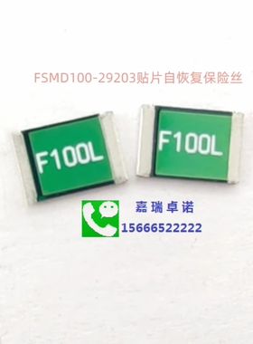 FSMD100-2920-R 1A 33V贴片自恢复保险丝 丝印F100L 富致FUZETEC