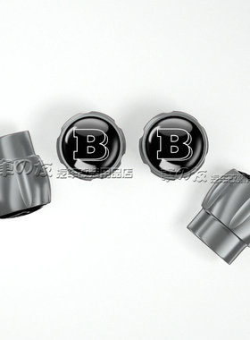 适用于奔驰22款新S级S450GLS450S480迈巴赫气门嘴改装轮胎气嘴帽