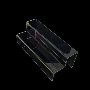 透明亚克力展示架两层三层手办立牌陈列支架首饰桌面收纳摆放道具