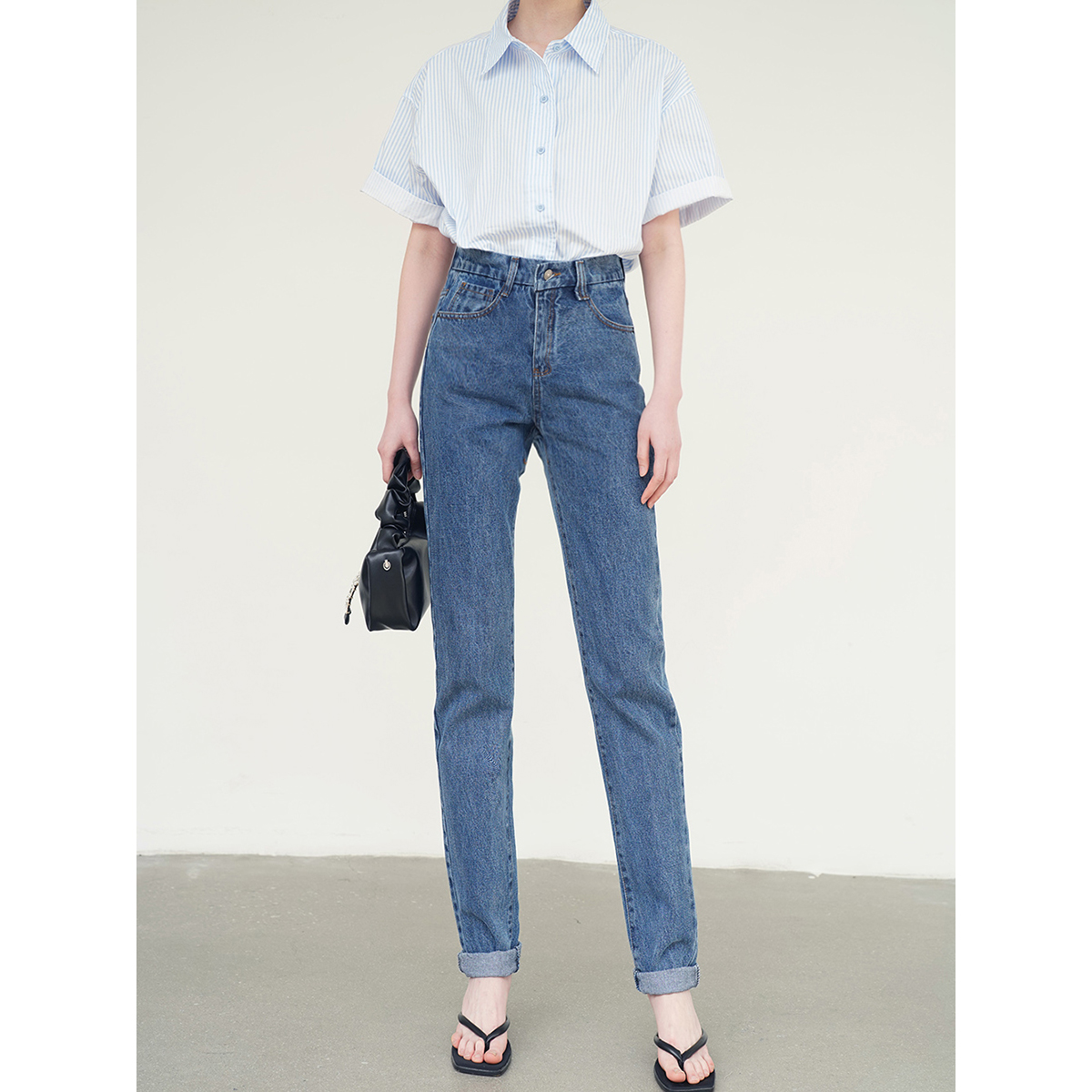 高个子180+加长版锥形宽松烟管裤