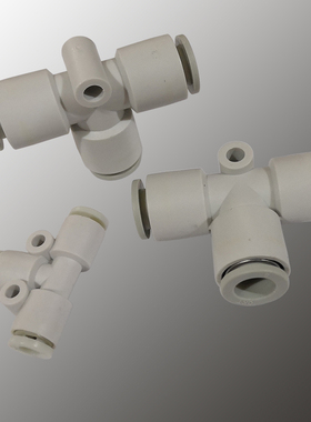 CKT西克迪微型快插接头T型三通KQ2T KJT 23 03 04 06 08 10 12 16