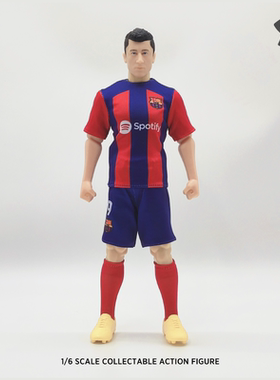 ZCWO愚者乐园巴萨足球运动员可动人偶模型体育运动风收藏动作