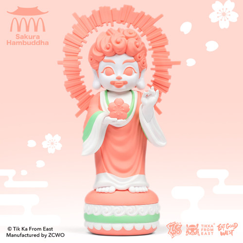 ZCWO正版网红汉堡佛手办